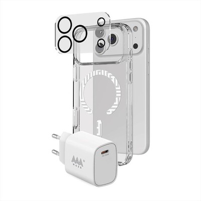 SBS - Kit iPhone 17 Pro Max AMKI178PW-Bianco,  SBS - Kit iPhone 17 Pro Max AMKI178PW-Bianco