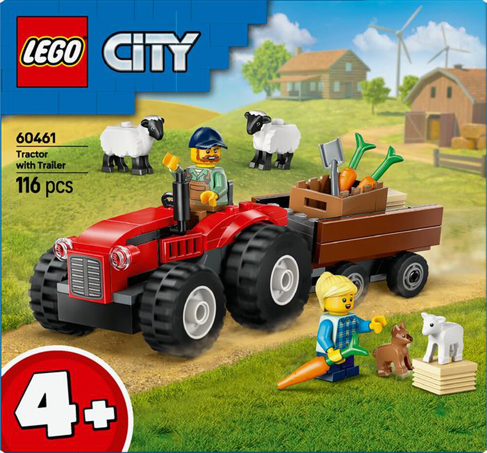 Immagine del prodotto LEGO - CITY Trattore agricolo con rimorchio e pecore60461