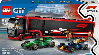 LEGO - CITY Autotrasportatore con RB20 e AMR24 F1 60445