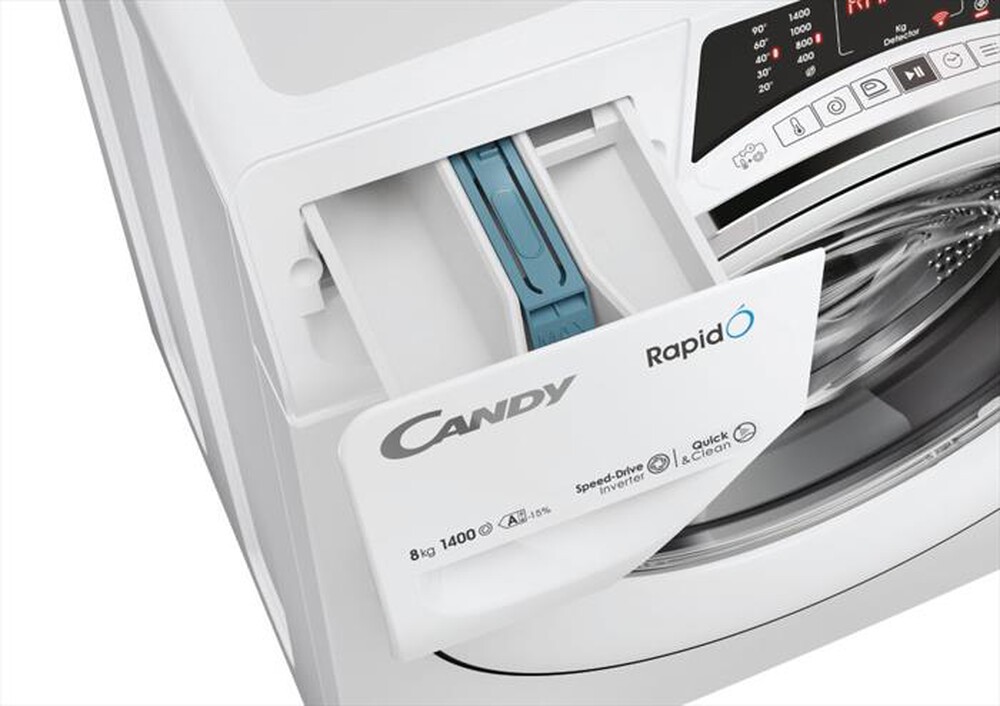 "CANDY - Lavatrice RO 486DWMC7/1-S 8 Kg Classe A-Bianco"