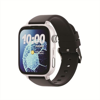 SAVEFAMILY - Smartwatch SAVEWATCH PLUS 2-Argento/Black is Black