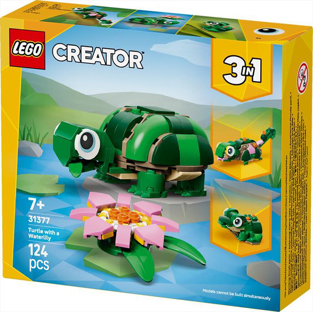 Immagine del prodotto LEGO - CREATOR 3IN1 Tartaruga con fiore di ninfea - 31377