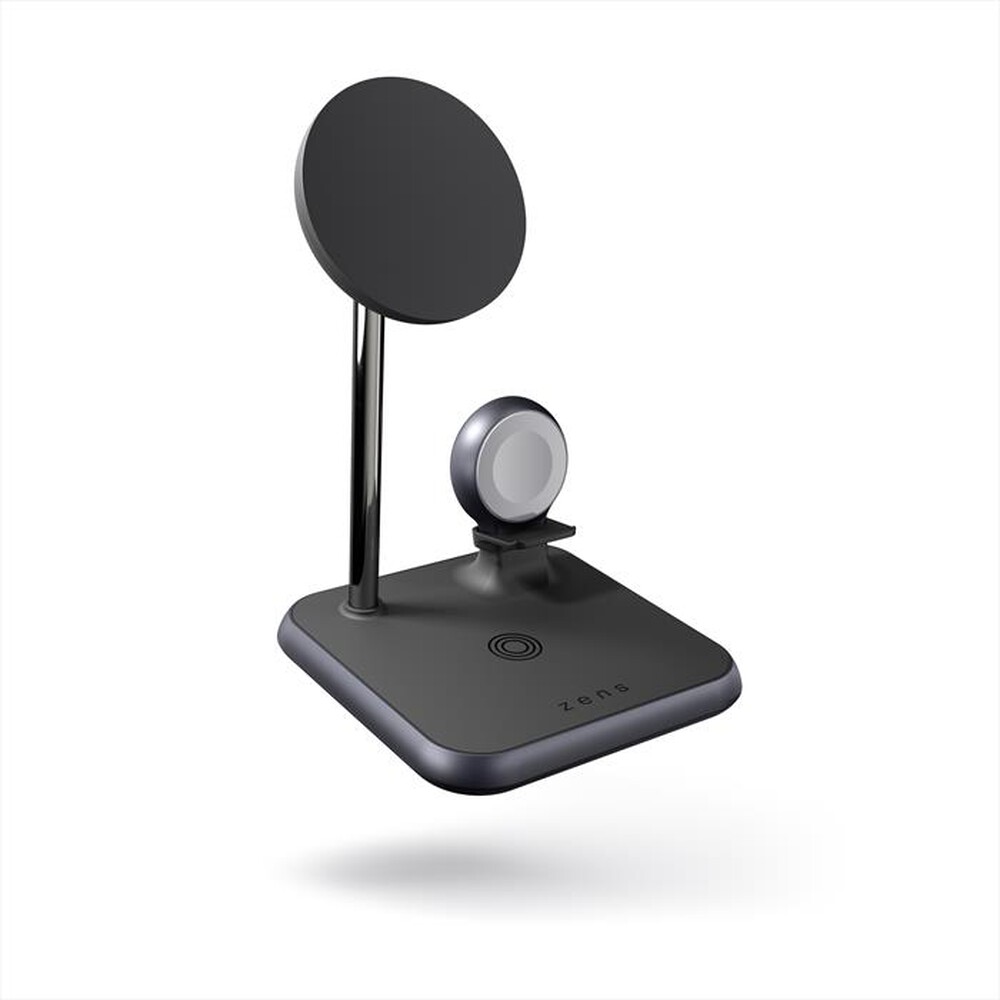 "ZENS - 4-IN-1 MAGNETIC + WATCH WIRELESS CHARGER-Black - Nero"