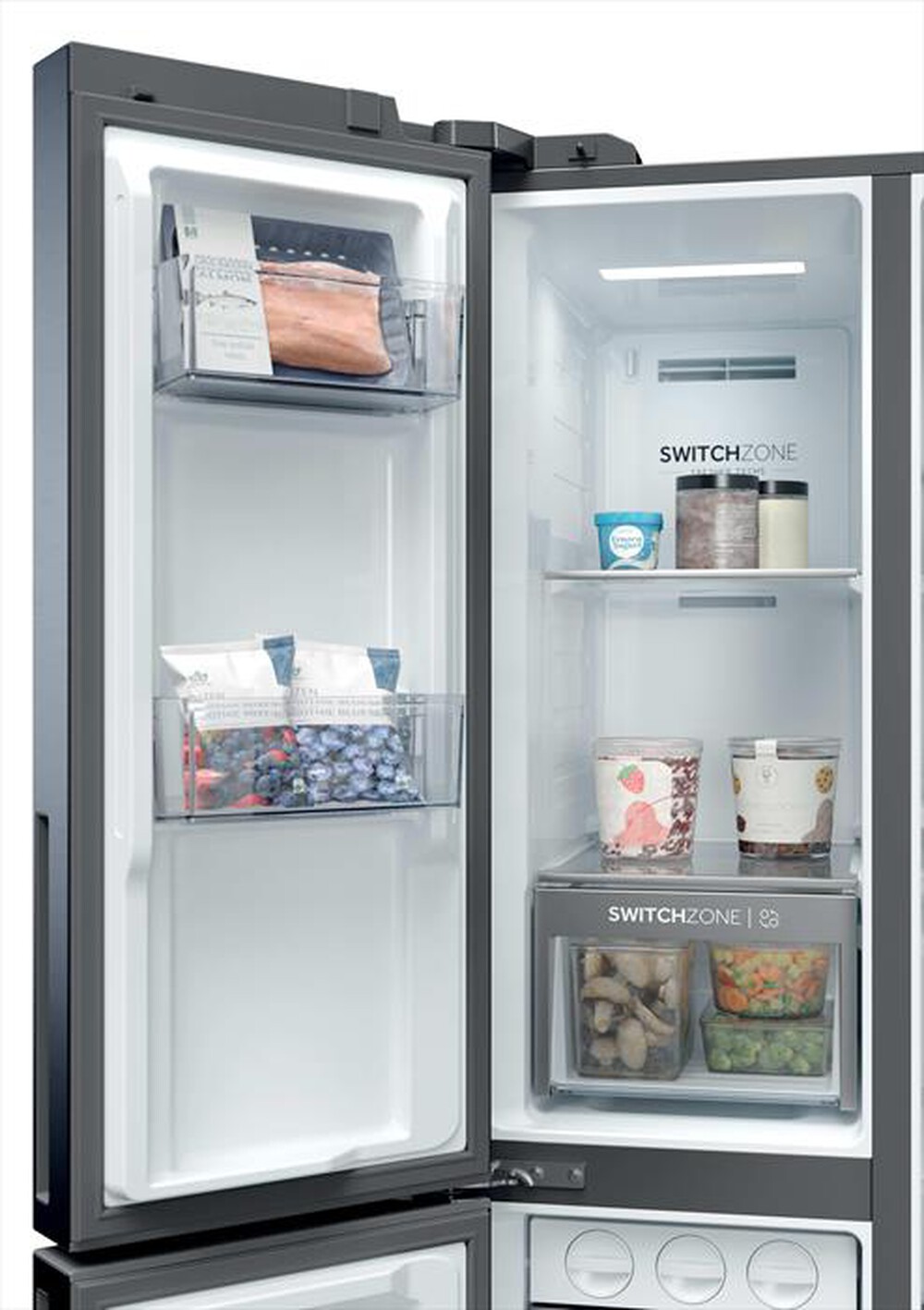 Immagine del prodotto HAIER - Frigorifero 3 Porte HSPR79F18EWMB 573L Classe E-Nero