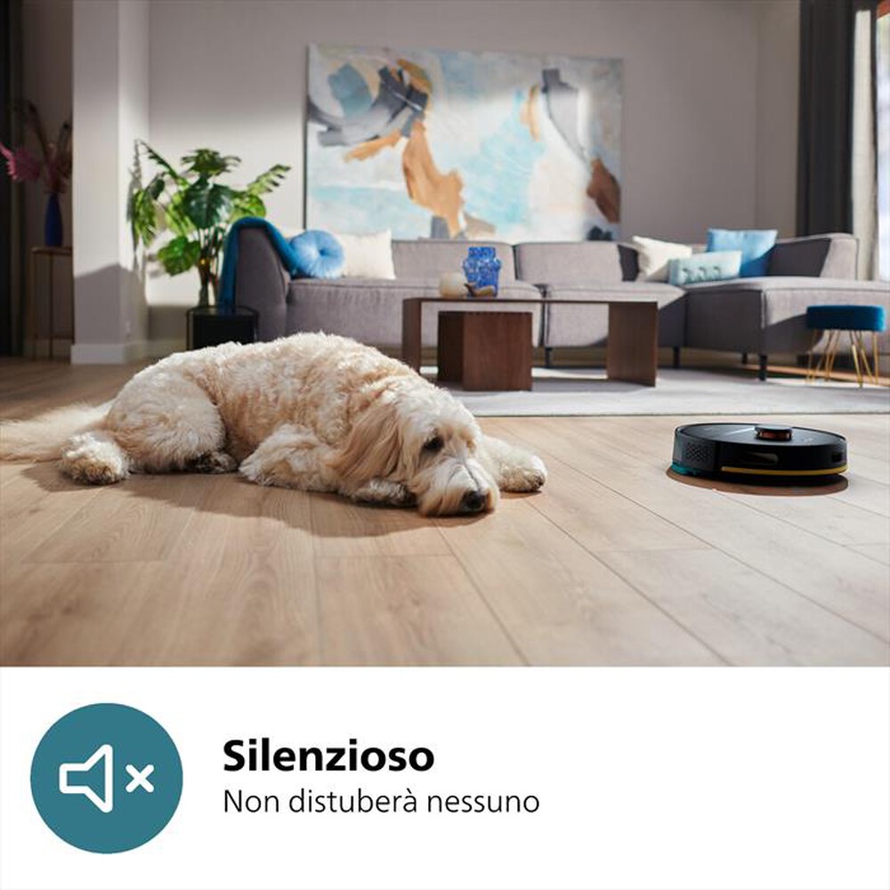 "PHILIPS - Aspirapolvere robot SERIE 2000 +STAZIONE XU2100/10-Nero"