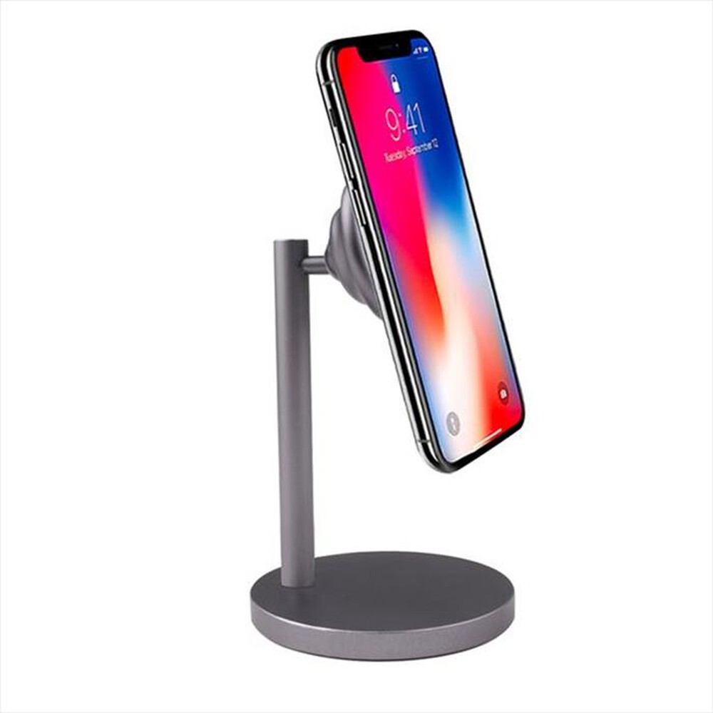 "CELLY - GHOSTDESKDS - MAGNETIC DESK HOLDER DS-Argento/Alluminio"