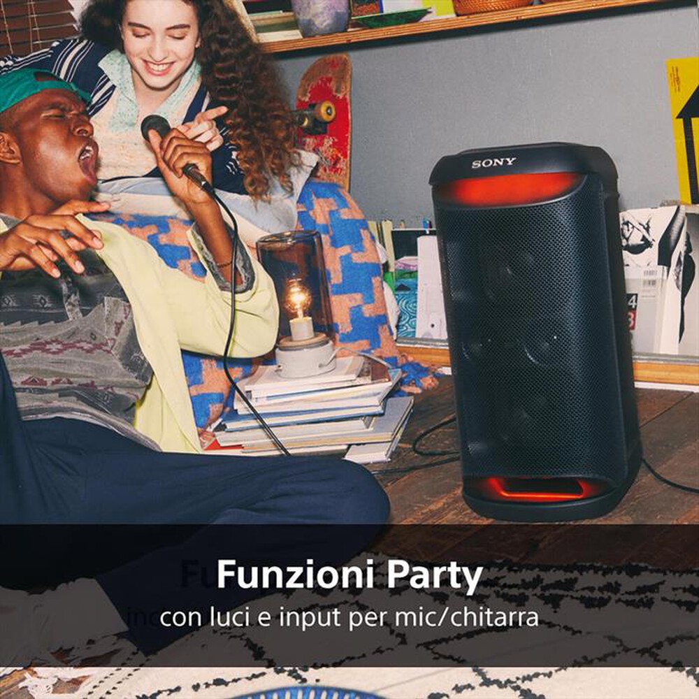 "SONY - Sistema hi-fi mini SRSXV500B.CEL-Nero"