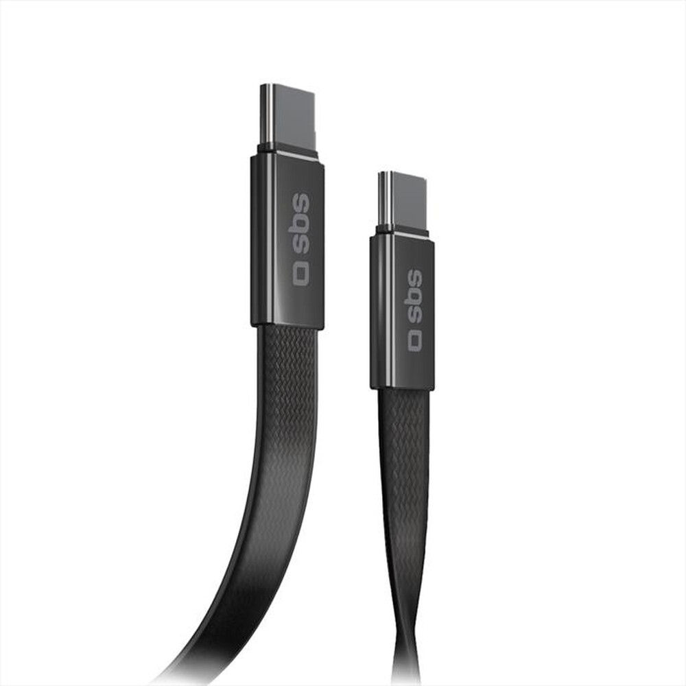 Immagine del prodotto SBS - Cavo piatto da USB-C a USB-C-Nero