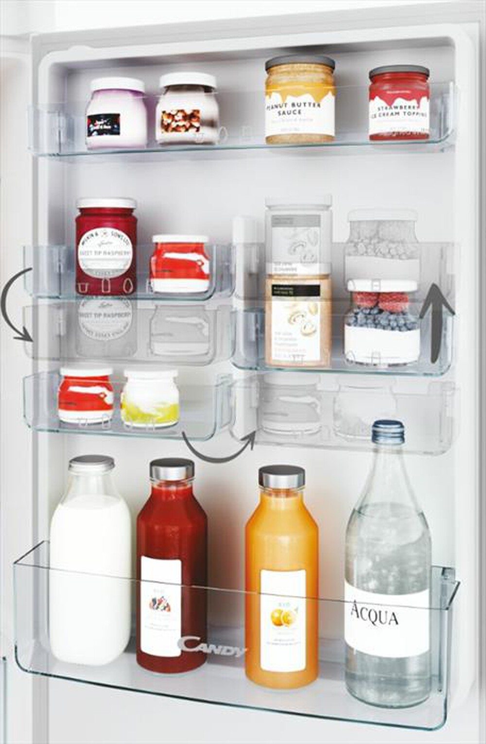 "CANDY - Frigorifero combinato CBL3518E Classe E 263 lt-Bianco"