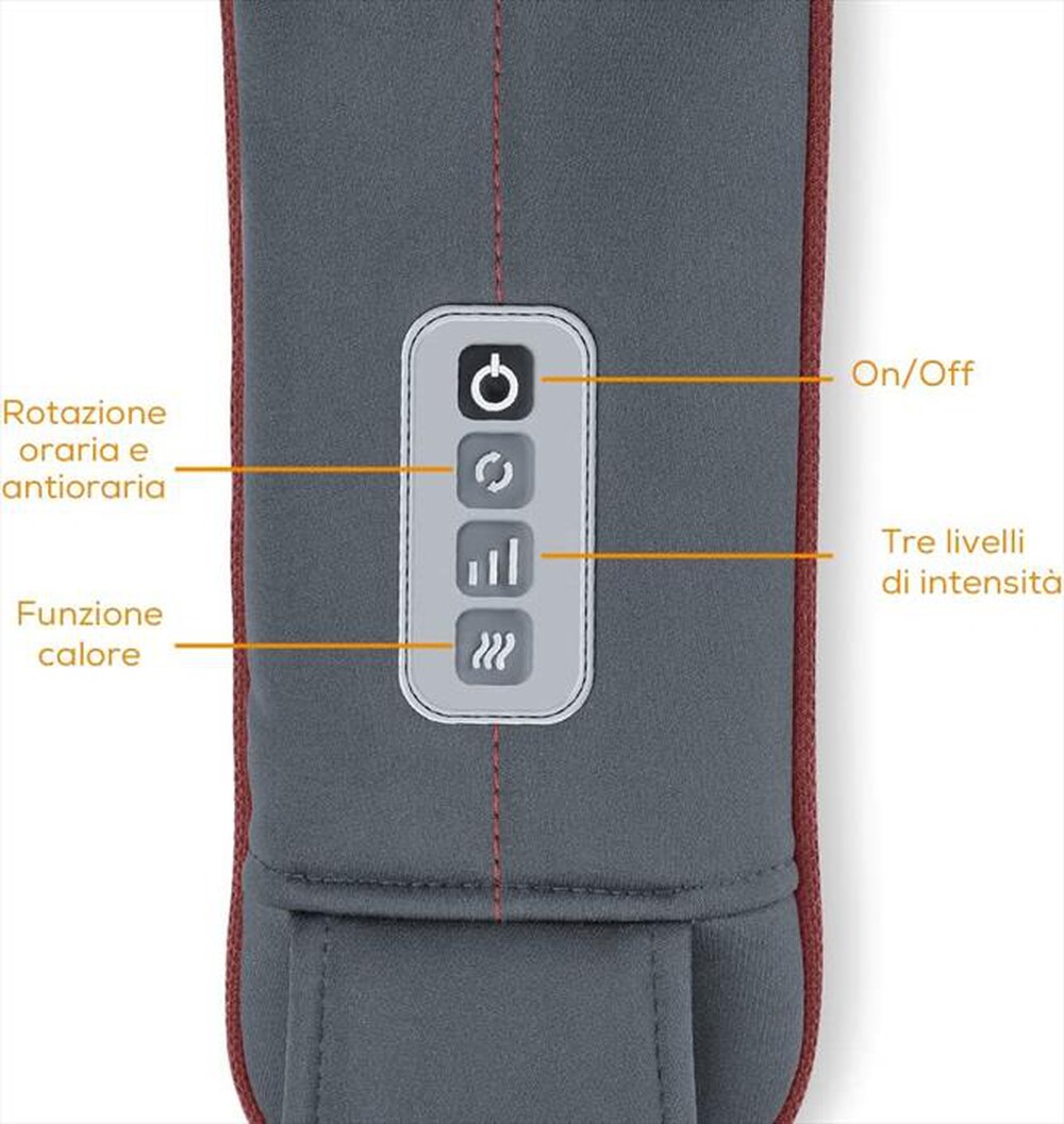 Immagine del prodotto BEURER - Massaggiatore palmare MG 151-Grigio, Rosso