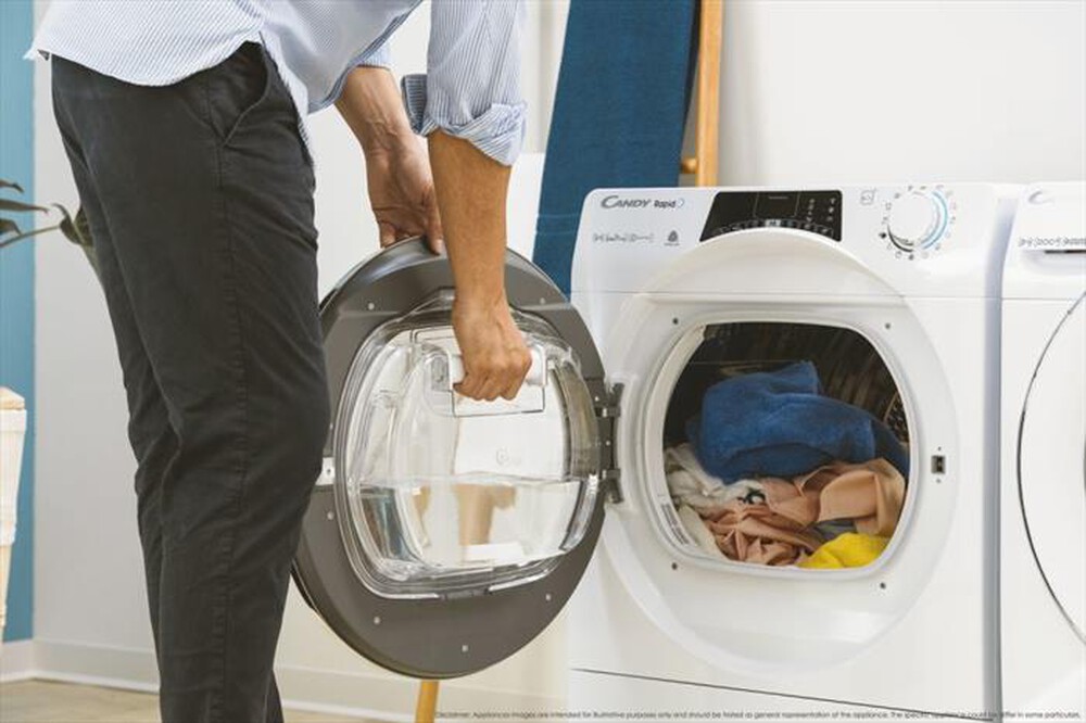 "HOOVER - Asciugatrice NDEH9A2TSBEXSS - 9 Kg - A++"