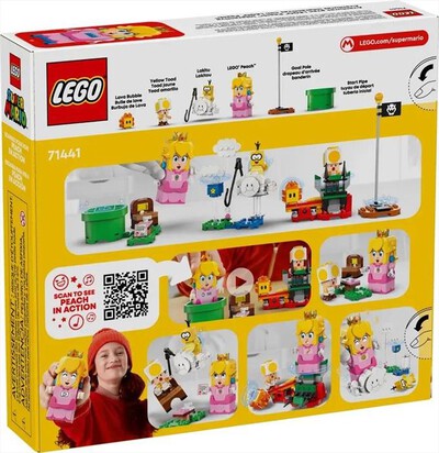 LEGO - AVVENTURE DI LEGO PEACH INTERATTIVA - 71441-Multicolore