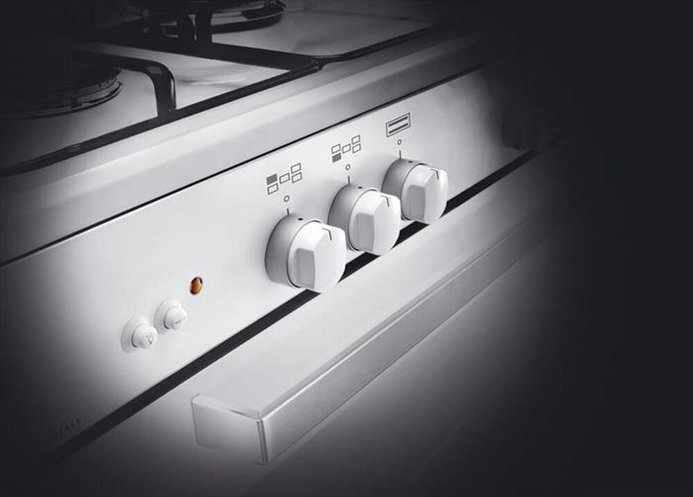 "GLEM GAS - Cucina a gas A664MX6 Classe A-Bianco"