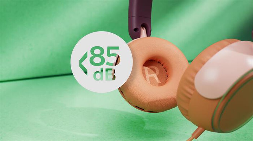 Immagine del prodotto PHILIPS - Cuffie on-ear cablate per bambini TAK2000MP/00-Viola Magenta