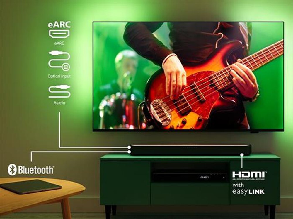 "PHILIPS - Soundbar TAB5109/10-Black"