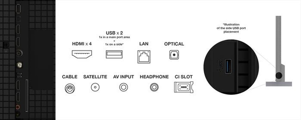 "TCL - Smart TV Q-LED UHD 4K 98\" 98C69B-Titanium"
