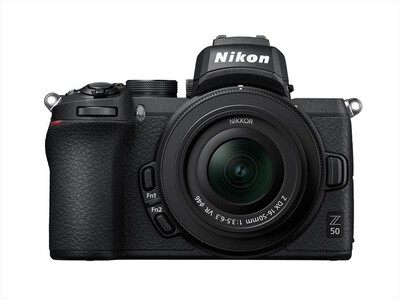 NIKON - NIKON Z50 + Z DX 16-50VR + LEXAR SD 64GB-Black