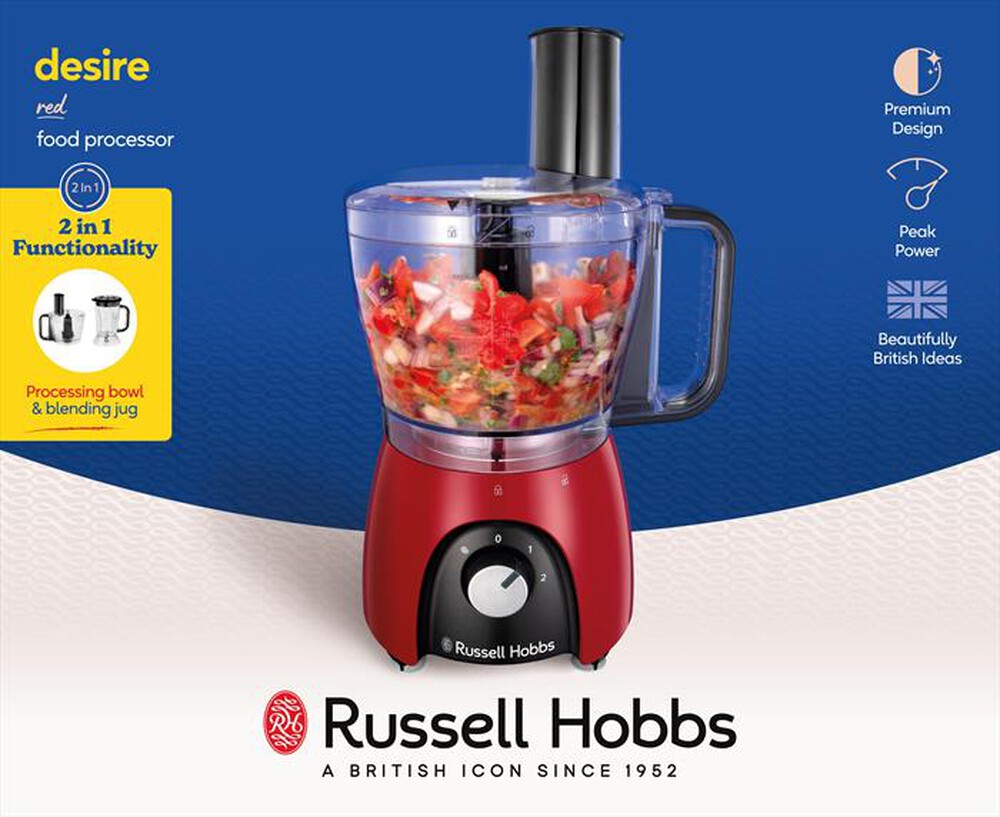 "RUSSELL HOBBS - Robot da cucina 27110-56-ROSSO"