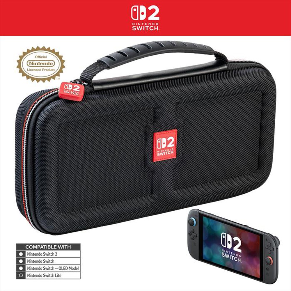 Immagine del prodotto BIG BEN - CUSTODIA DI TRASPORTO SWITCH 2, NERA, LICENZA UFFI-Nero