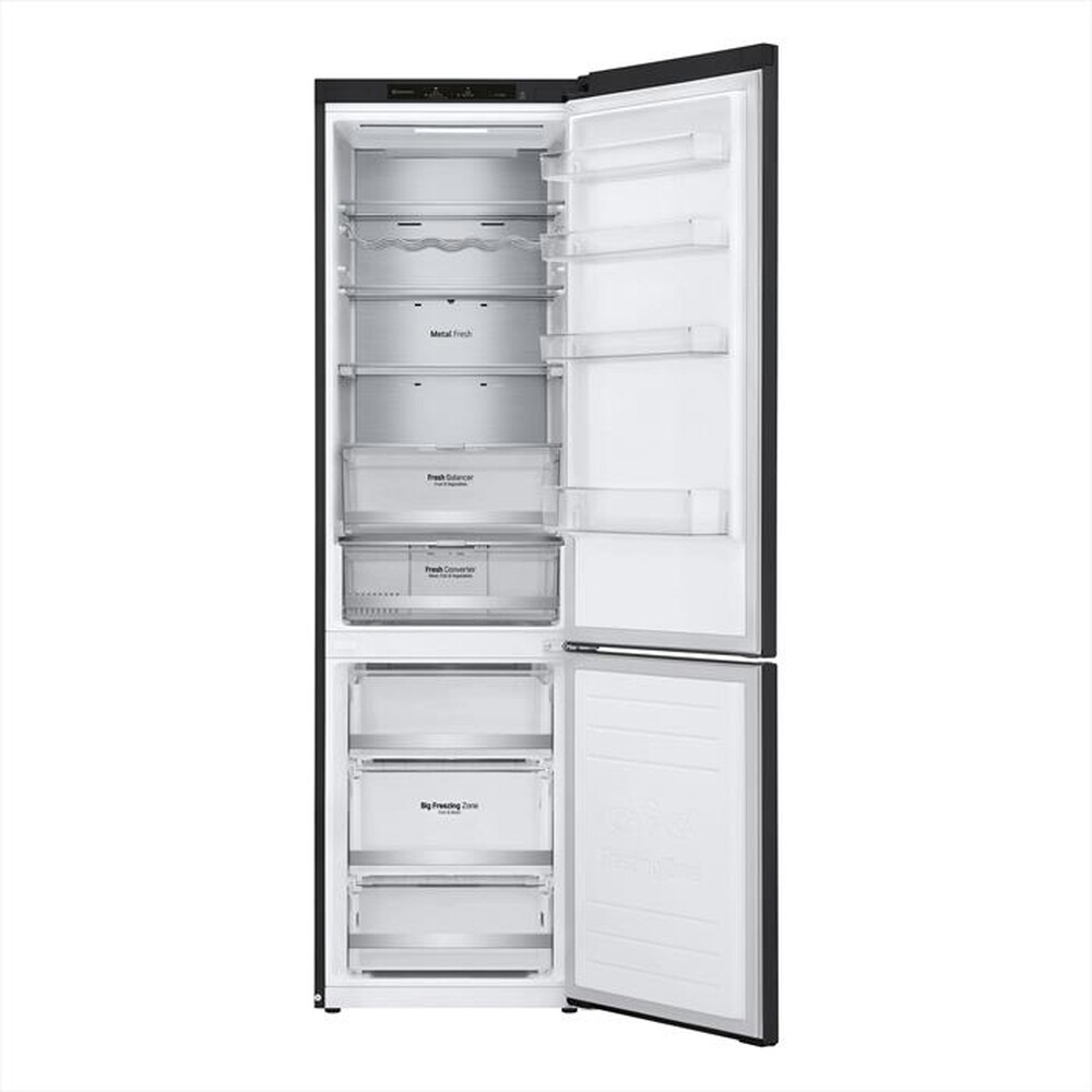 "LG - Frigorifero combinato GBB72MCVGN Classe D 384L-Nero"
