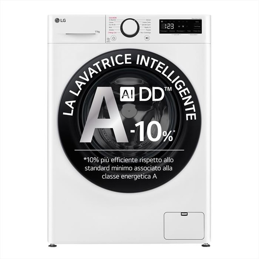 Immagine del prodotto LG - Lavatrice AI DD R3 F4R3011NSWB 11kg Classe A-Bianca