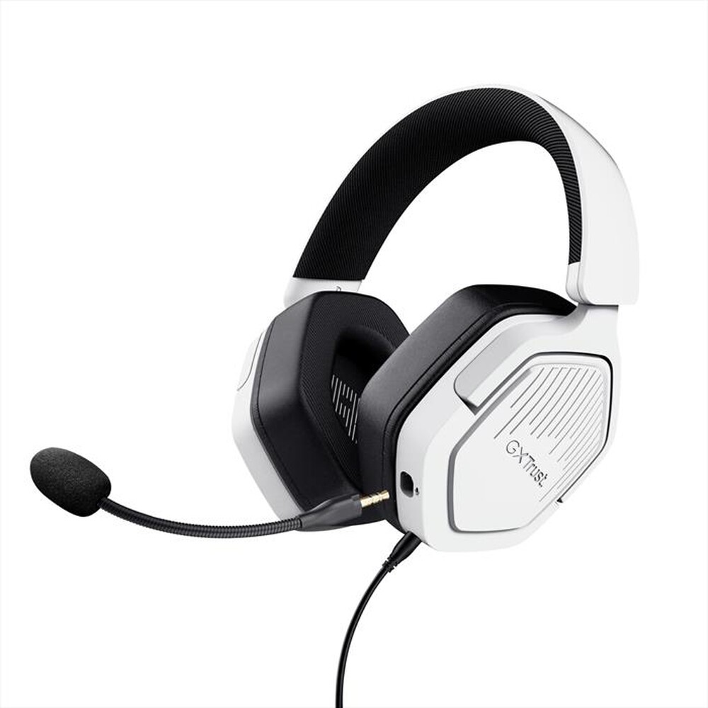 "TRUST - Cuffie gaming multipiattaforma GXT492W CARUS-WHITE"