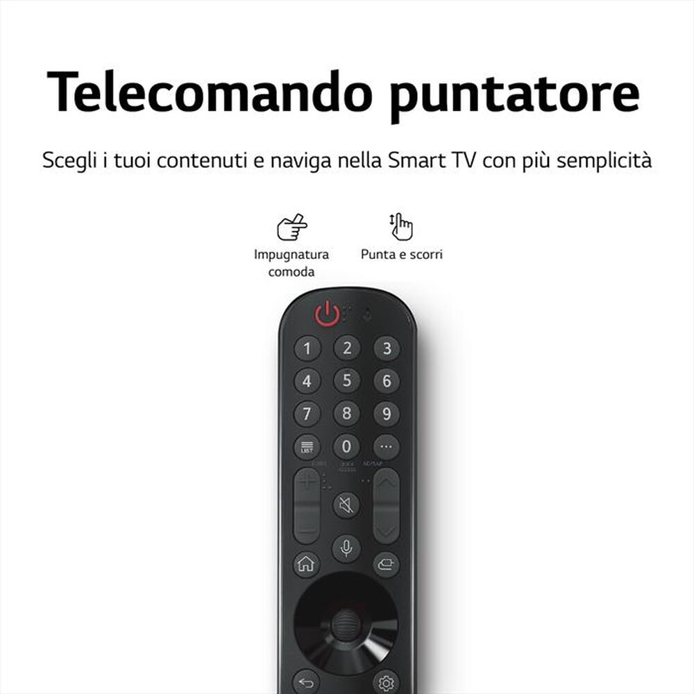 "LG - Smart TV OLED 4K 55\" OLED55A26LA-Argento"