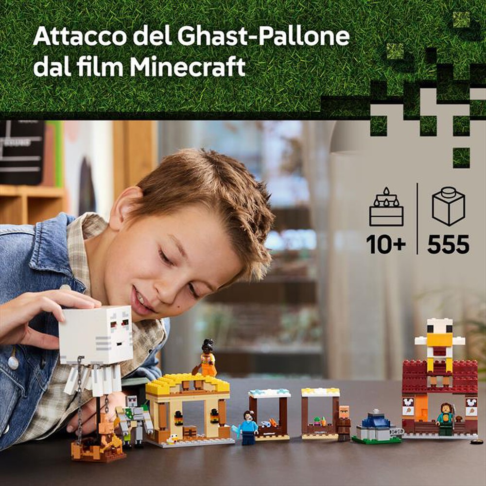 Immagine del prodotto LEGO - MINECRAFT Attacco al villaggio Ghast-pallone 21273