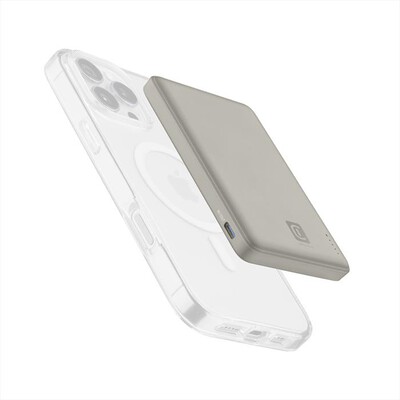 CELLULARLINE - POWER BANK MAGSAFE 5000-Beige