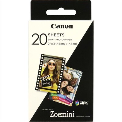 CANON - CARTA ZINK ZP-2030 20 FOGLI EXP HB-White