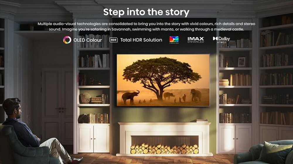 "HISENSE - Smart TV OLED 65\" 4K Ultra HD 65A86N 120Hz-NERO"