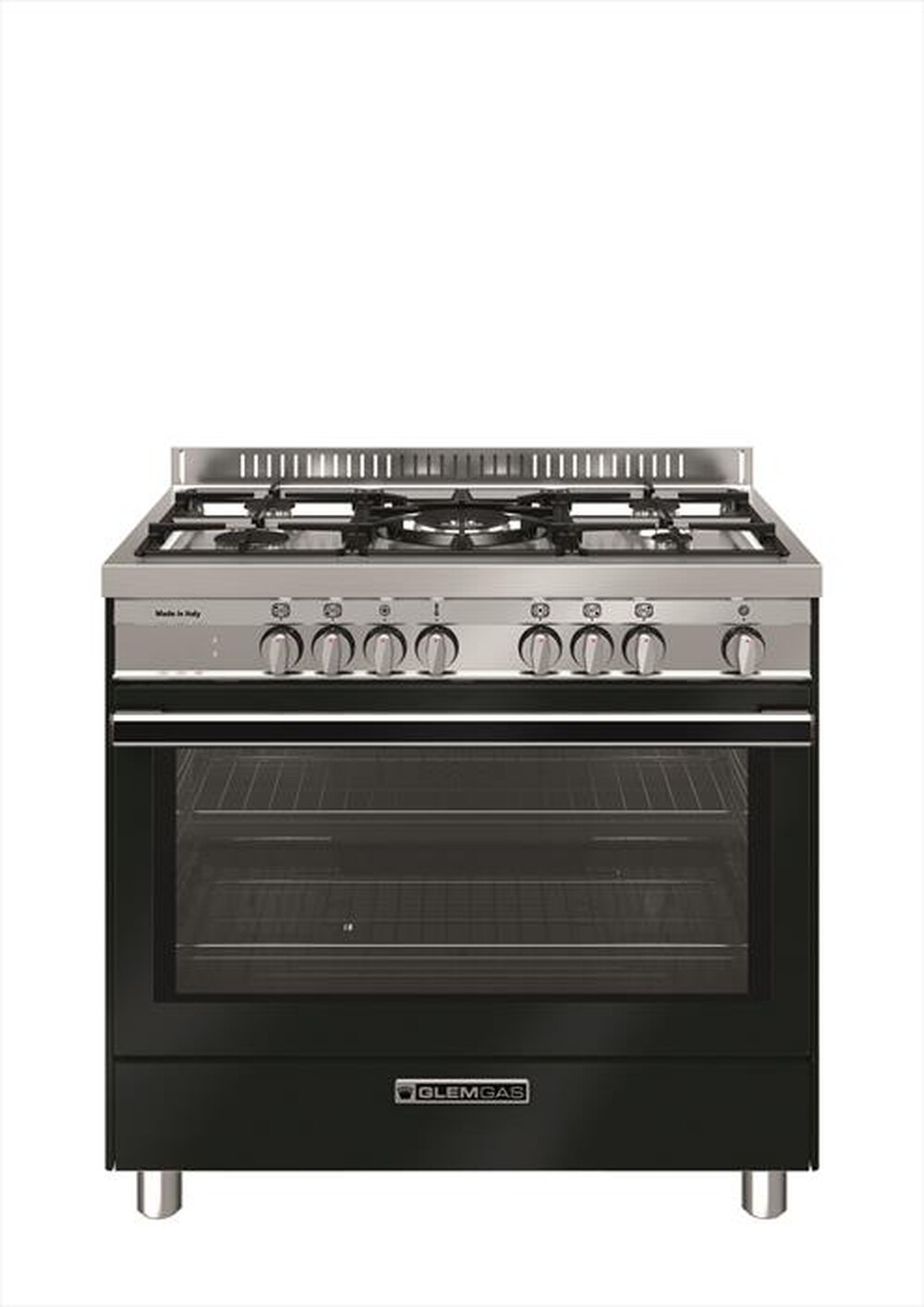 Immagine del prodotto GLEM GAS - Cucina a gas ST965MBK Classe A+-Nero Carbone