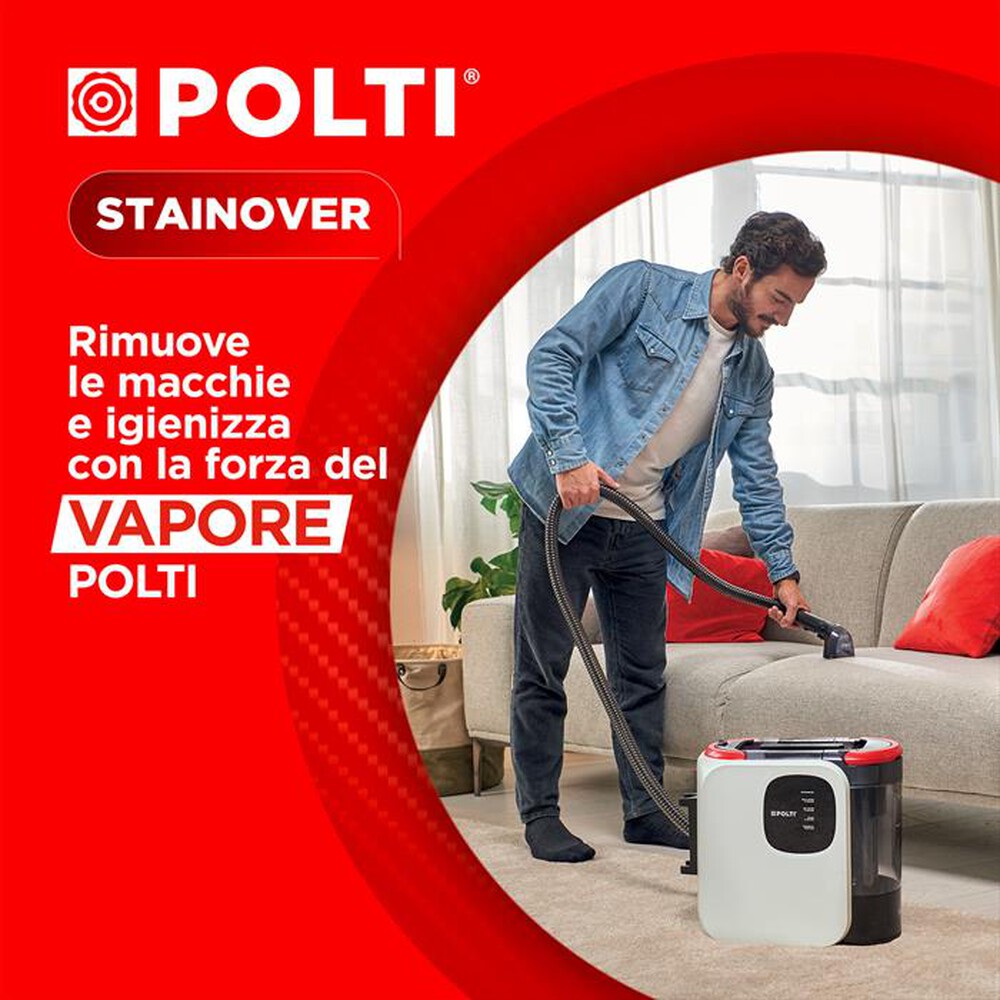 Immagine del prodotto POLTI - Lavatappeti con funzione a vapore STAINOVER SC30-Grigio