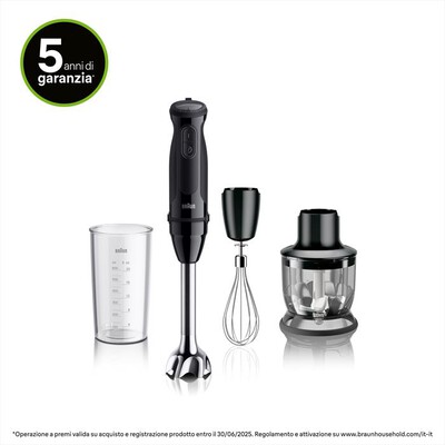 BRAUN - Frullatore ad immersione MQ50202-NERO
