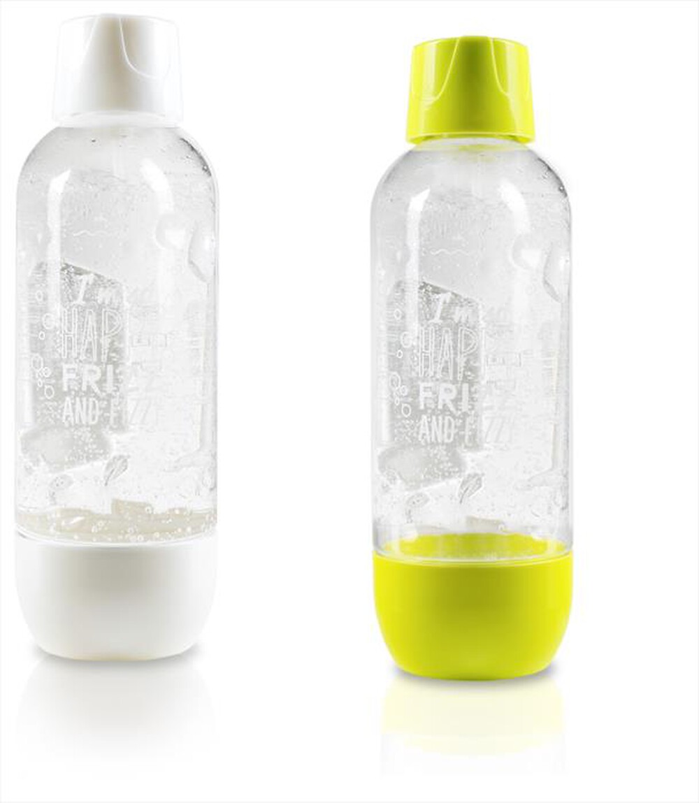 "HAPPY FRIZZ - Kit 2 Bottiglie-bianco e verde acido"