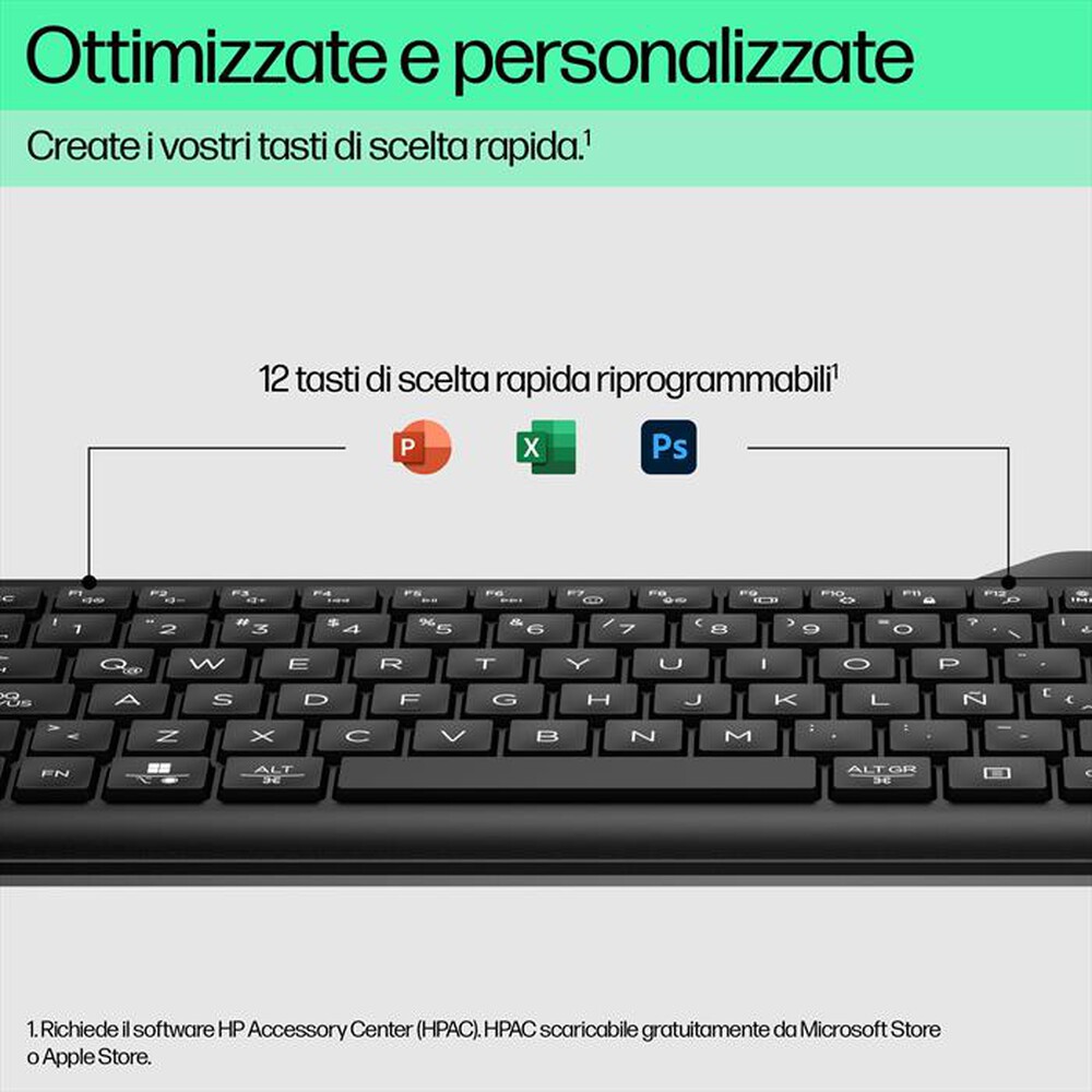 Immagine del prodotto HP - TASTIERA BLUETOOTH MULTI-DISPOSITIVO 460-Nera