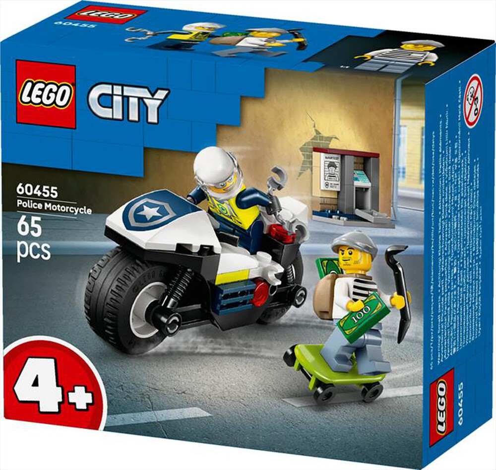 "LEGO - CITY Inseguimento della moto della Polizia - 60455"