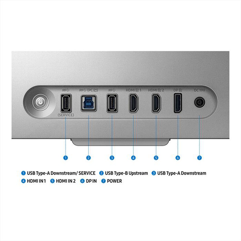 Immagine del prodotto SAMSUNG - MONITOR GAMING ODYSSEY 3D DA 27'' UHD FLAT-Silver