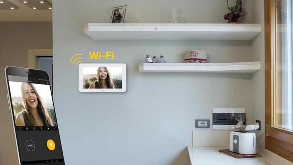 "VIMAR - KIT VIDEO 7IN WIFI 1F-Bianco"
