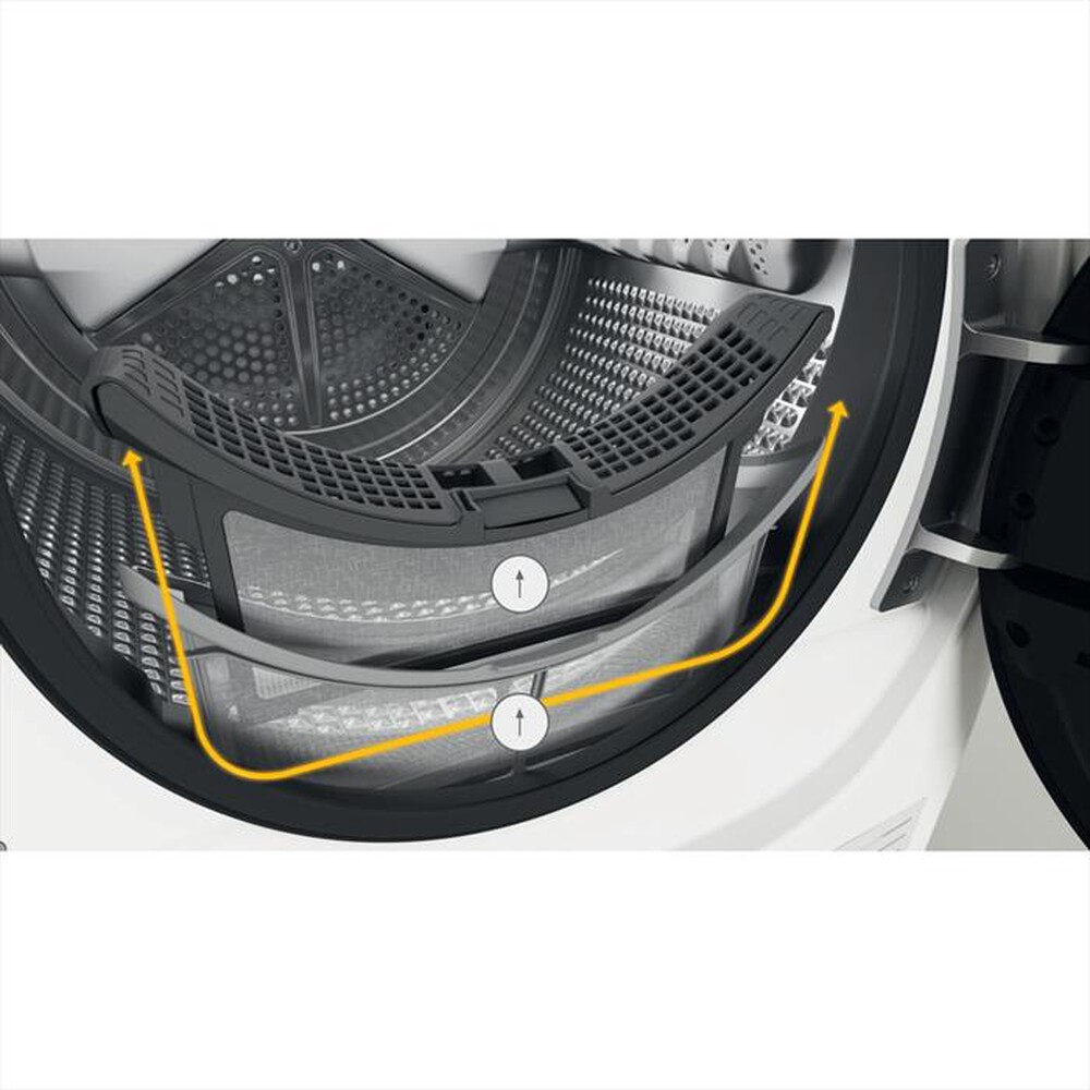 "WHIRLPOOL - Asciugatrice SUPREME SILENCE W6 D94WB IT 9 Kg A+++-Bianco"