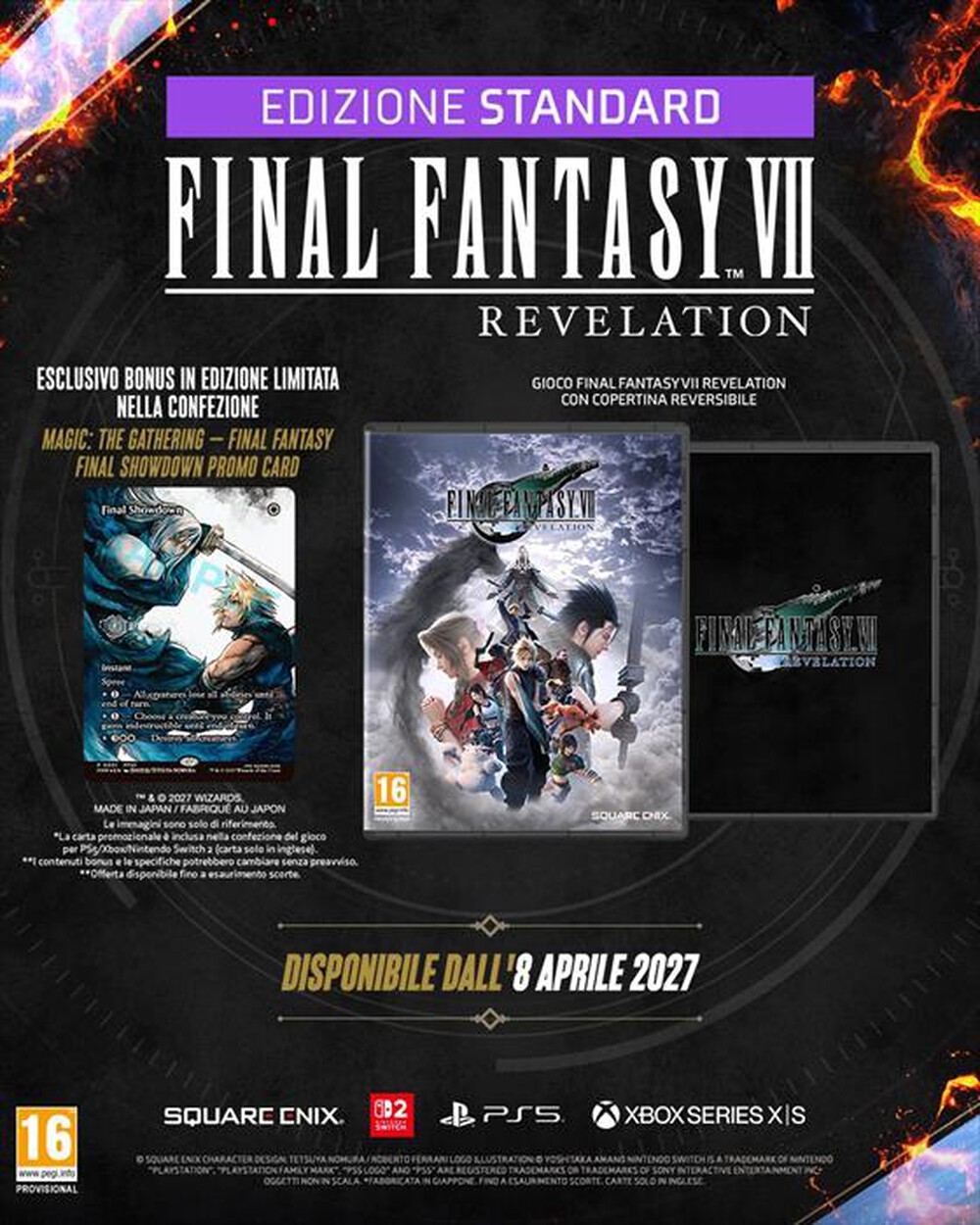 Immagine del prodotto BANDAI SQUARE ENIX - FINAL FANTASY VII REVELATION + MAGIC CARD ED PS5-N/D