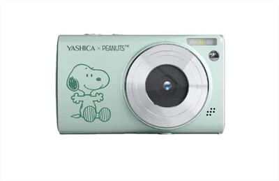 YASHICA - Fotocamera digitale compatta PEANUTS-Salvia
