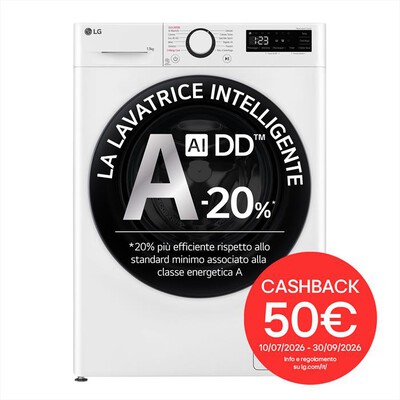 LG - Lavatrice AI DD R3 F4R3013NSWB 13kg Classe A-Bianco