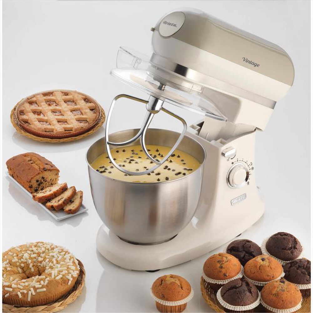 "ARIETE - 1588 Vintage Impastatrice Planetaria 5,5L-beige"