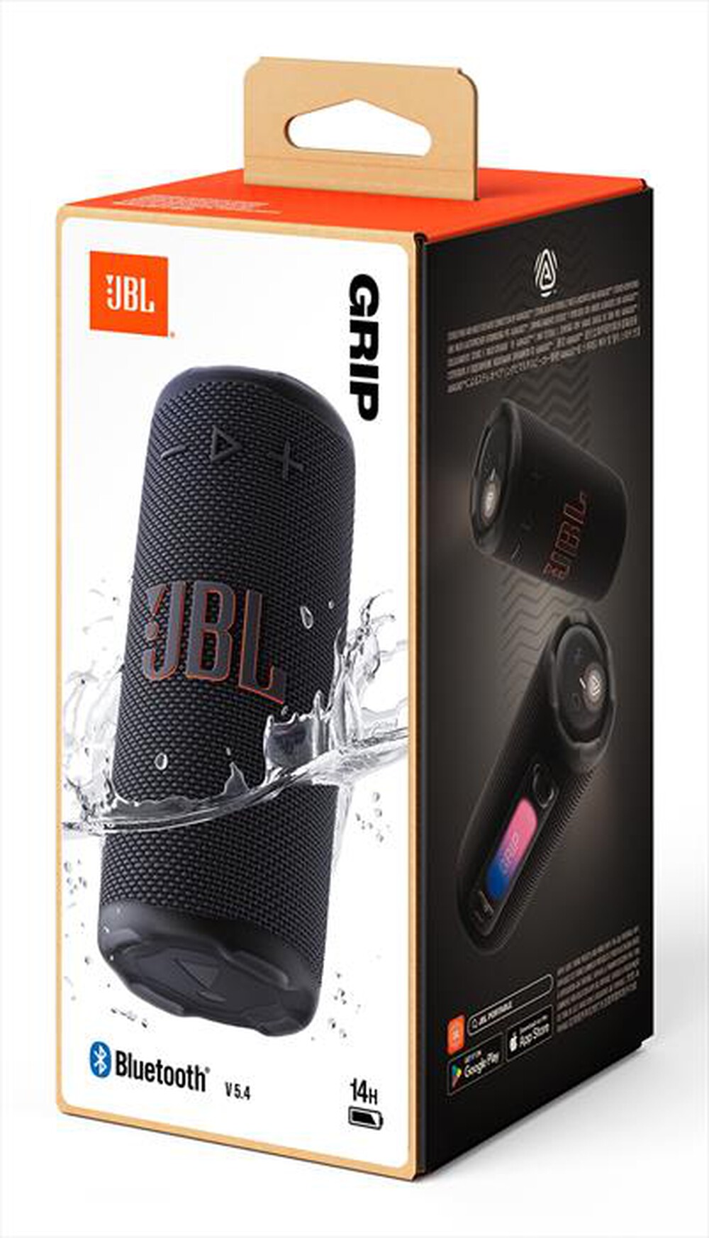 Immagine del prodotto JBL - Diffusore Bluetooth compatto GRIP-Nero