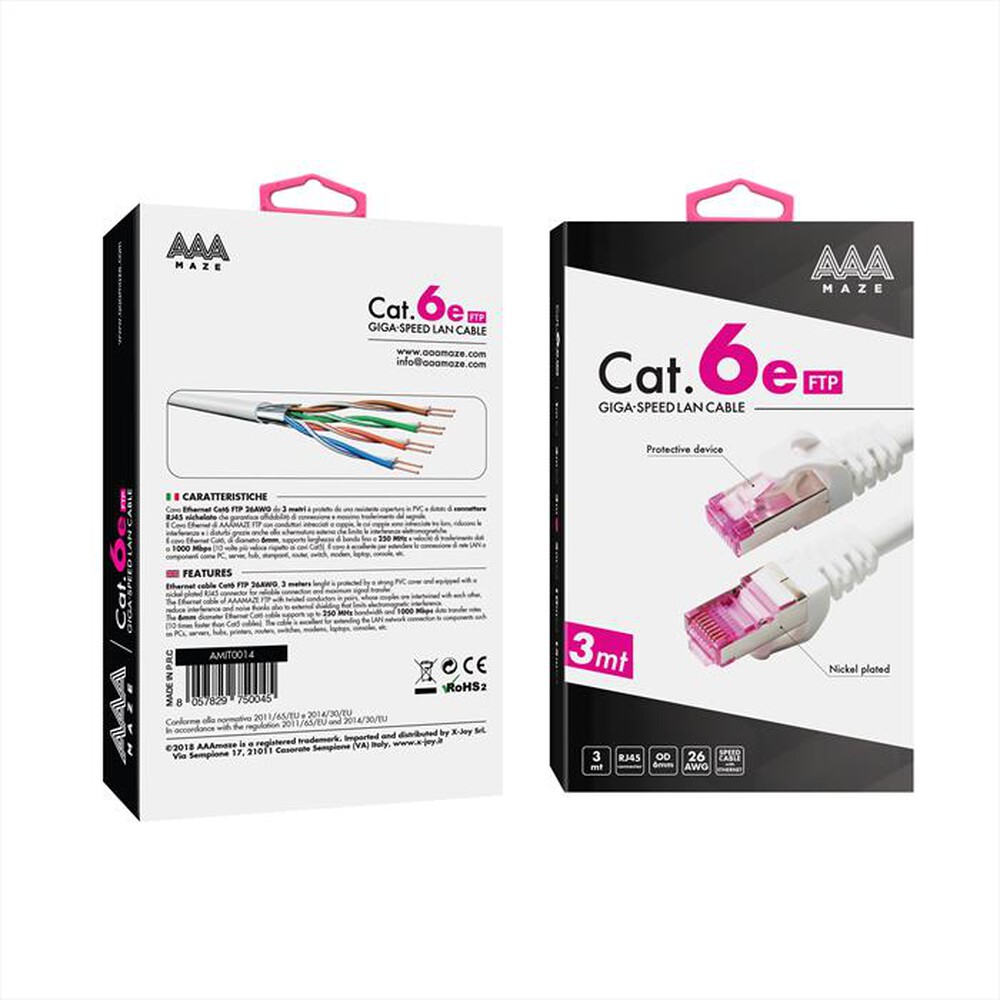 Immagine del prodotto AAAMAZE - CAVO LAN DA 3 METRI