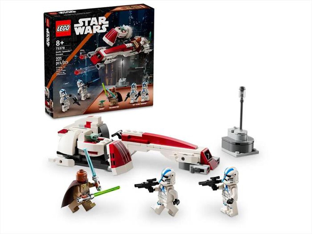 "LEGO - La fuga del BARC Speeder - 75378-Multicolore"