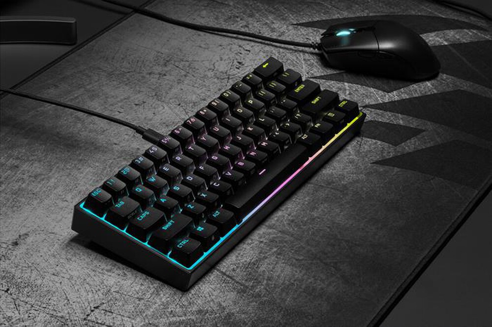 "CORSAIR - Tastiera K65 RGB MINI-Nero"