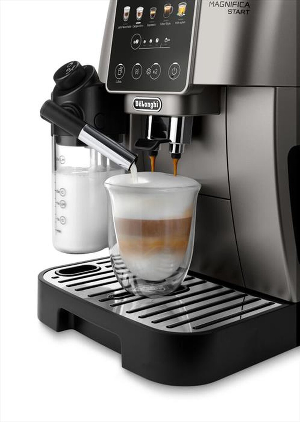 Immagine del prodotto DE LONGHI - Magnifica Start LatteCrema Hot ECAM220.91.TB-Titanium - Black