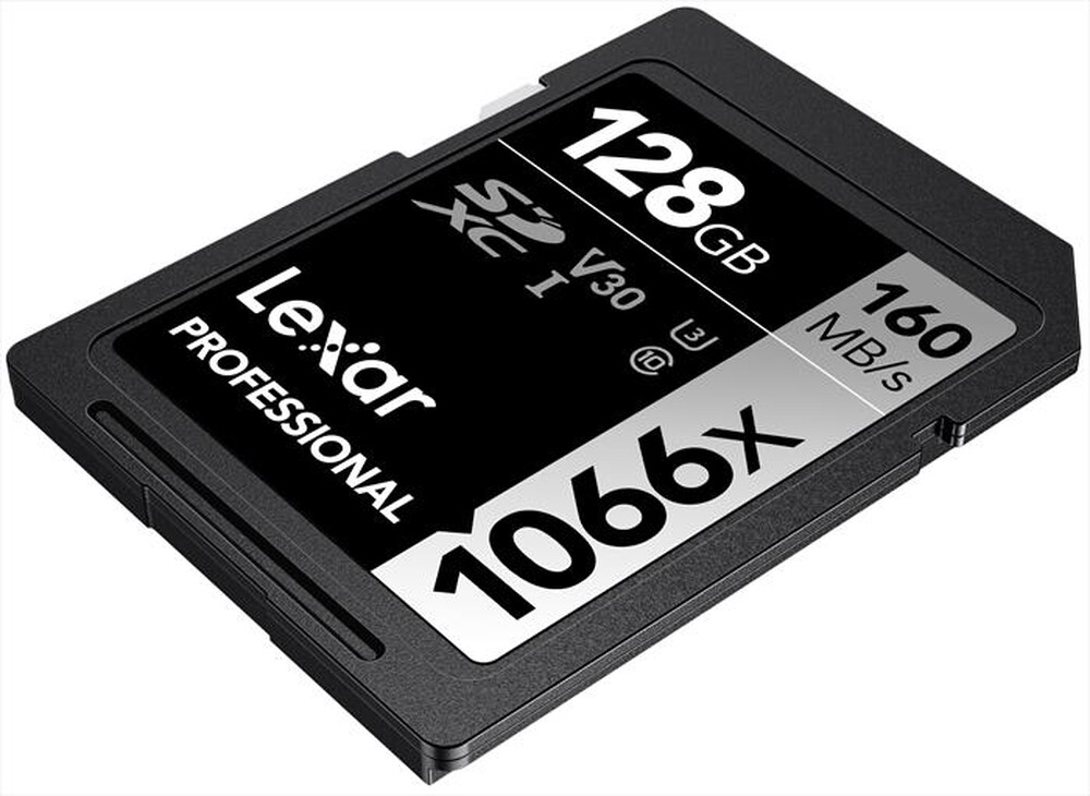 "LEXAR - 128GB PRO 1066X SDXC UHS-I V30-Black"